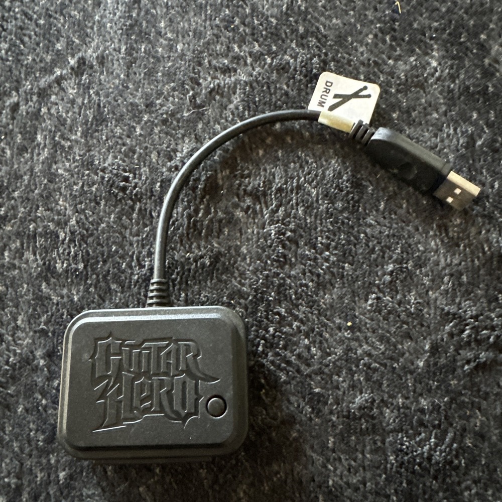 Guitar Hero RedOctane Wireless Drum Receiver PS3 USB Dongle 95481.806 Used VG